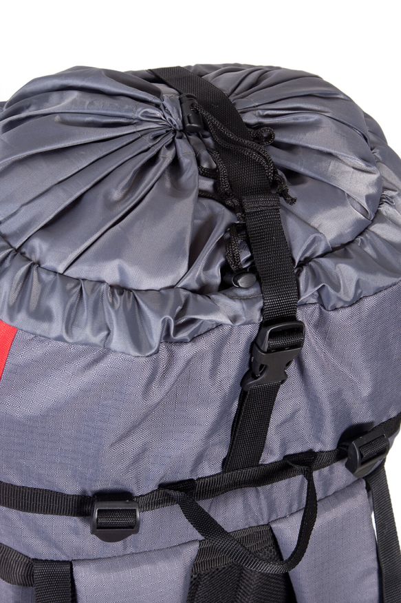 Рюкзак туристический Оптимал 2, серо-красный, 70 л, ТАЙФ