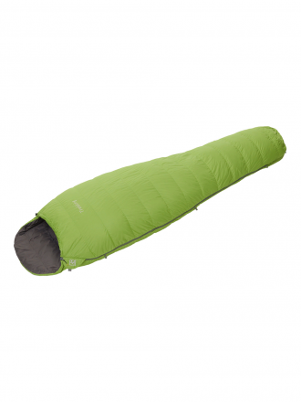 Спальный мешок пуховый &quot;Trekking V2 M&quot; зеленый/серый, Bask 