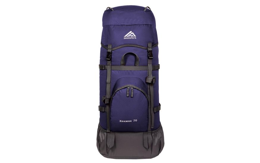 Рюкзак МАНАРАГА Конжак-70 V3, синий-серый