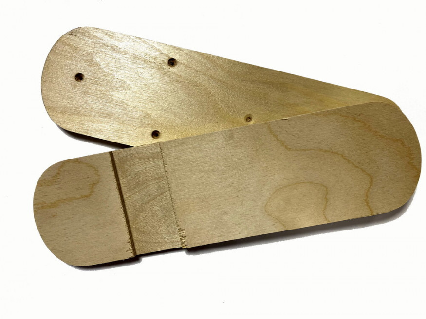 Лыжи ОХОТНИК, дерево, длина 175 см, ширина 150 мм