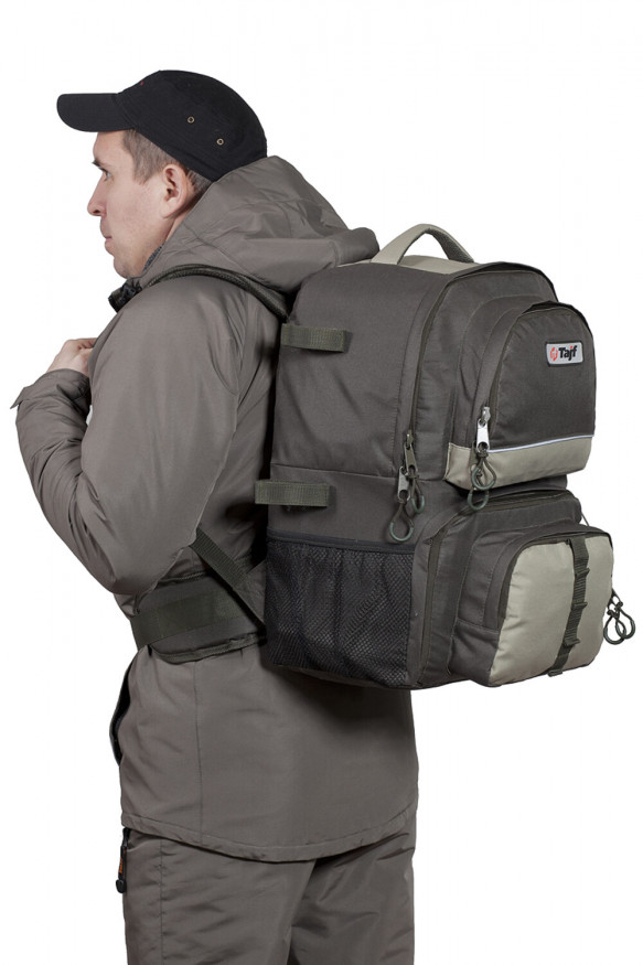 Рюкзак туристический Сарган 2, хаки, 50 л, ТАЙФ