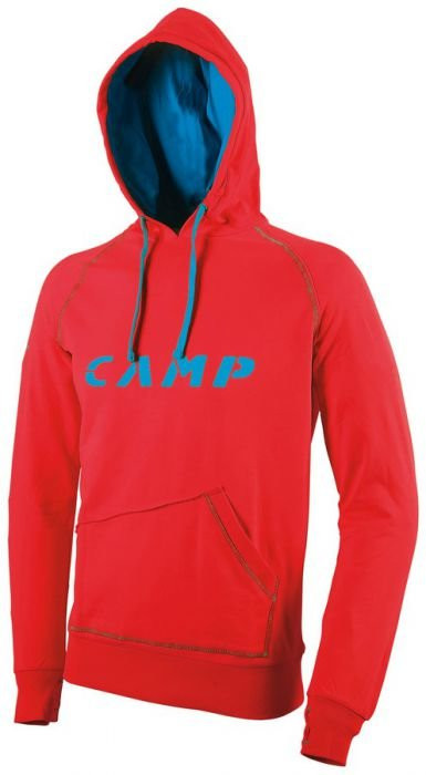 Толстовка CAMP HOODIE L Red / Light blue