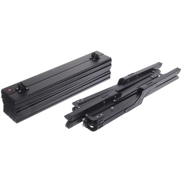 Стол кемпинговый складной, 114*59*43 см, цвет: чёрный, каркас алюминий