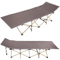 Раскладушка кемпинговая складная 188*66*45 см, серая
