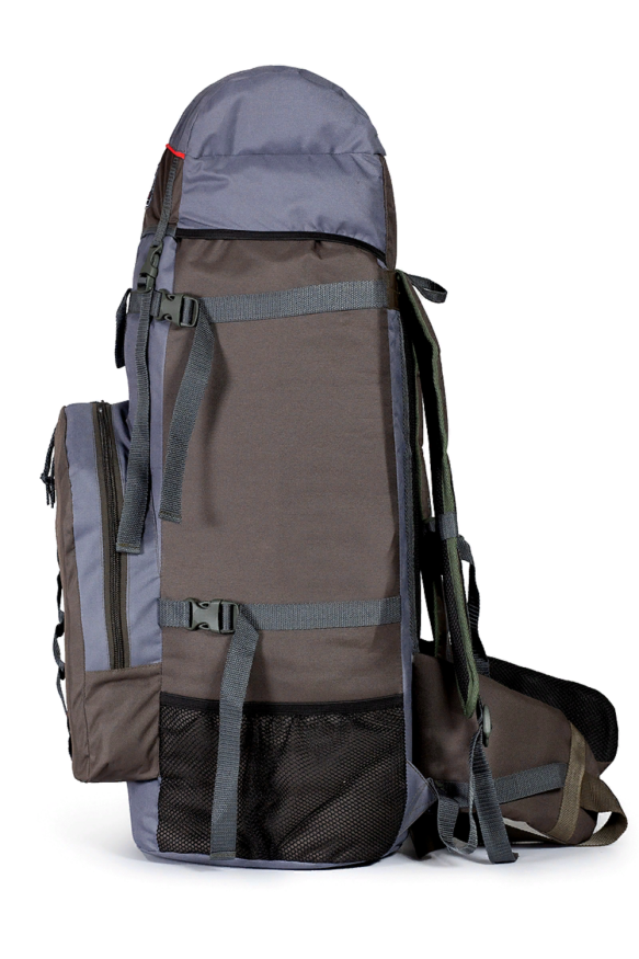 Рюкзак туристический Турист Лайт 3, ПВХ 600, серый/хаки, 100 л, ТАЙФ