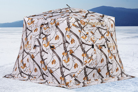 Палатка зимняя Higashi Chum Hot Winter Camo (двойной утеплитель)