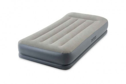 Кровать надувная Pillow Rest Twin 191*99*30 см со встр. насосом 220В, Intex