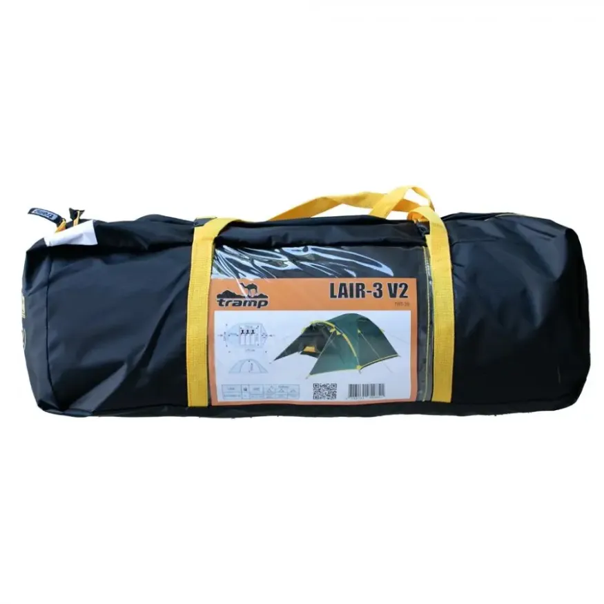 Палатка Tramp Lair 3 v2, зеленый