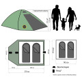 Палатка Maverick Mobile 2 premium, двухместная, зеленый цвет