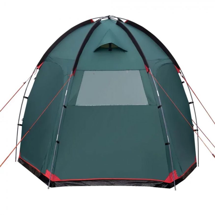 Палатка Bell 4 v2, зеленый цвет, Tramp